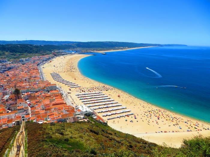 The village and its beach