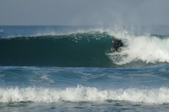 Areia Branca surf spot, Further South